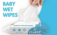 Claret Baby Wet Wipes
