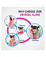 Non Toxic Glittery Crystal Clay Slime in for Girls and Boys