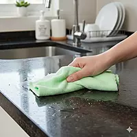 Multicolored Microfiber Cleaning Cloth - Set of 5 towels