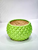 Diamond Cut Ceramic Pot for plants