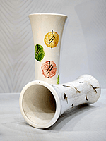 Styllish White Printed Ceramic Vase