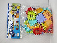 House Building block Multicolor Set