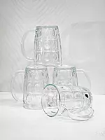 Designer Glass Tea/Coffee Mug with Handle
