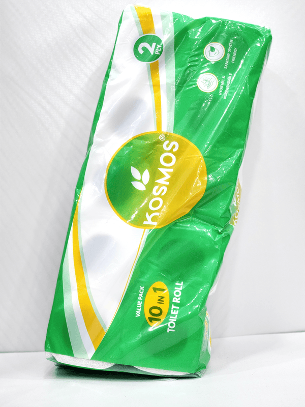 Kosmos 2 Ply Toilet Roll- Pack of 10
