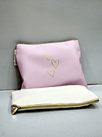 Embroidered Bag for Makeup & Storage