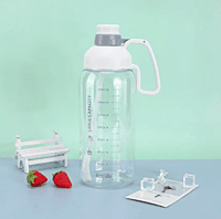 Motivational Water Bottle With a Straw and Handle