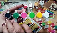 Watercolors Paint Box with Paint Brush Kit