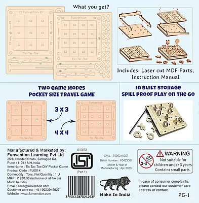 Diy Pocket Tic-Tac-Toe