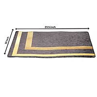 Gray Soft Rug Carpet Printed 23.5*15 inch