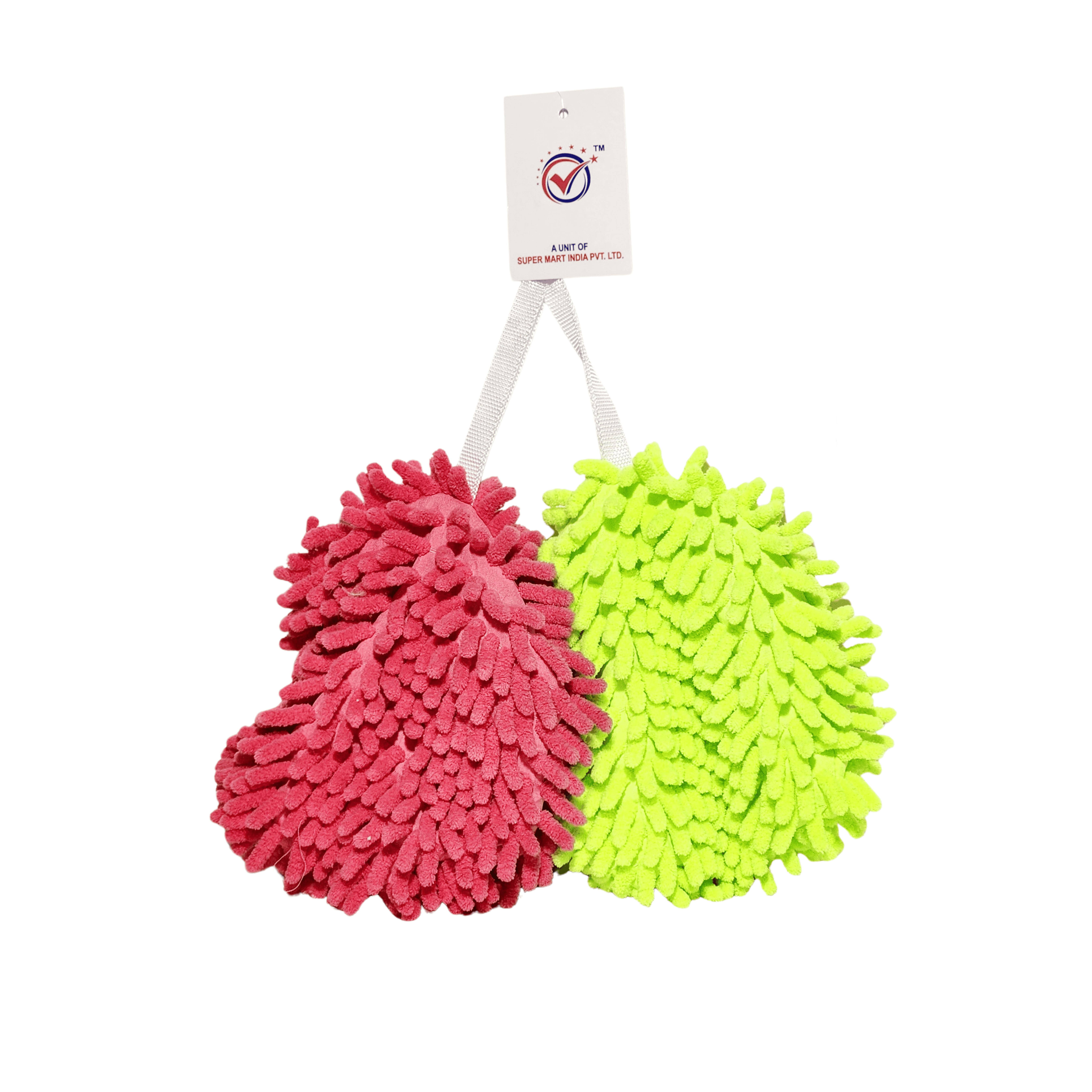 Multicolored Microfiber Dusting Puff