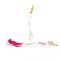 Plastic Toilet Bathroom Brush with Comfortable Grip