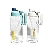 Motivational Water Bottle  With a Straw and Handle