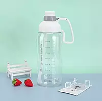 Motivational Water Bottle  With a Straw and Handle