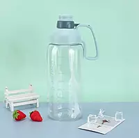 Motivational Water Bottle  With a Straw and Handle