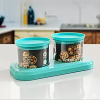 Royal 2 Pcs Airtight Jar with Tray
