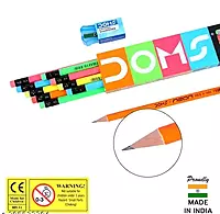 Doms Neon Eraser Tipped Pencils