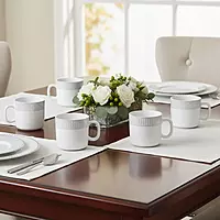 La Opala Diva, Velvett Collection Opal Glass Crockery  Set of 6 for Tea & Coffee