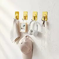 Golden Fiber Glass Sticky 6pc Hook