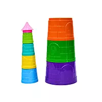 Rainbow Light House Stacking Toy