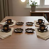 Elegant Black Tea & Coffee Set of 8pc