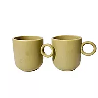 Ceramic Coffee Mug and Soup Bowl Gift Set