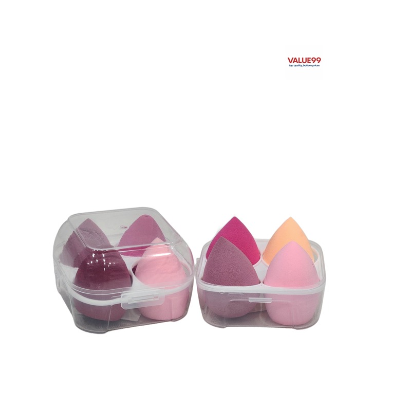 Set of 4 Multicolor Makeup Sponge, Beauty Blender