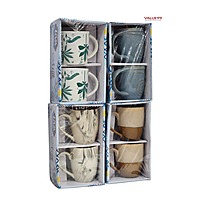 Pack of 2 Trendy Coffee Mug Gift Set