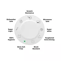 La Opala Diva Regent Blue Sovrana Collection Opalware Cup and Saucer Set of 6