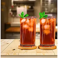 Yera Pyramid Zest Glass Tumbler Set of 6