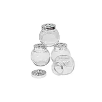 Yera Set of 4 Food Grade Glass Jar Container for Storage