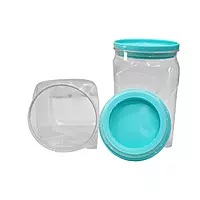 Premium Quality Air Tight 1500 ML 2 Pcs Jar Set