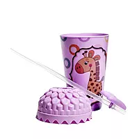 Unique Arts Sipper  Water Bottler Sipper Glass Sipper with Straw for Girls 500 ml Sipper