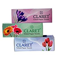 Claret Trifold Paper Towel