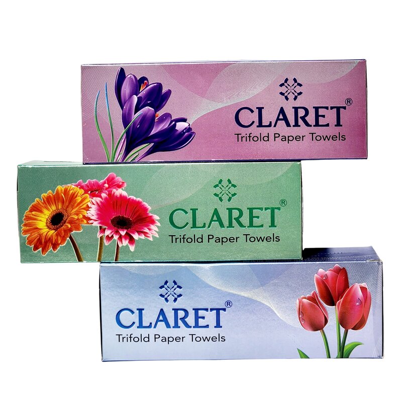 Claret Trifold Paper Towel
