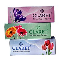 Claret Trifold Paper Towel