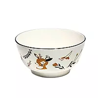 Ceramic Bowl With a Deer Design