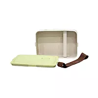 Single Layer Double Compartment Lunch Box