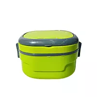 2 layer Square Insulated lunch Box