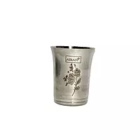 Stainless Steel Flower Design Glass