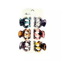 Set of Six small Hair Claws