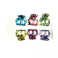Set of Six small Hair Claws