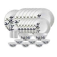 Laopala Pack Of 23 Opalware Novo Collection Silken Charm Dinner Set