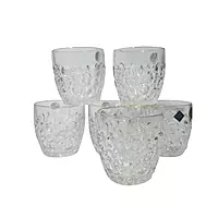 Water Glass Crystal gold line 370 ML