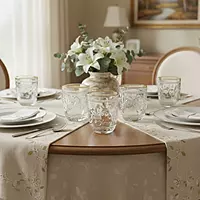 Glassware Premium Crystal Clear Diamond Cut Square Bottom and Round Top Whiskey Beer Drinking Water and Juice Glasses Set of 6 Pcs