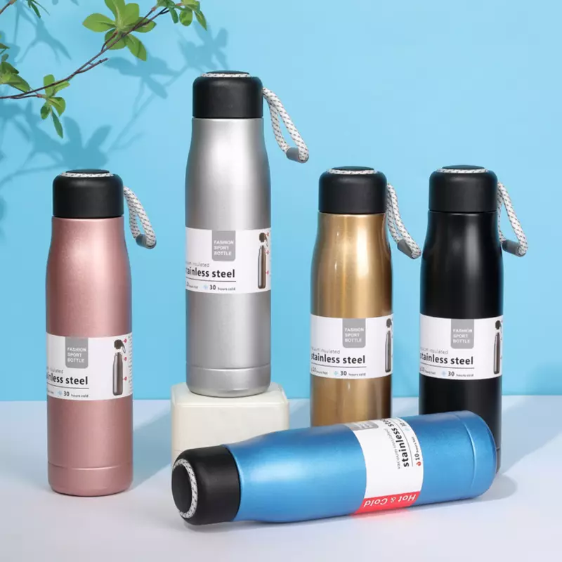 Premium Stainless Steel Thermos Design Hot & Cold Leak-proof | Rust Free | BPA Free Water Bottle