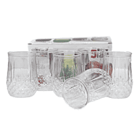 Set of 6 Designer Glass Set - 250ml