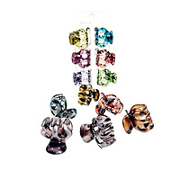 Set of Six small Hair Claws