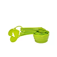 8Pcs Measuring Cup & Spoon Set Green
