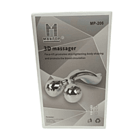 360° Rotating 3D Face Lift Massager - High-Quality Metal Roller for Enhanced Blood Circulation,