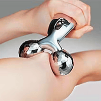 360° Rotating 3D Face Lift Massager - High-Quality Metal Roller for Enhanced Blood Circulation,
